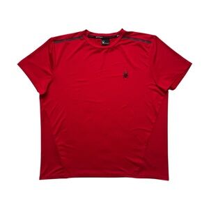 Spyder Active Sport Red Tee Shirt For Men
